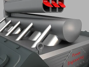 V10发动机 3D 模型