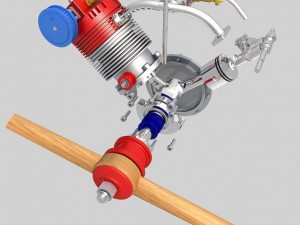 radial engine 2 3D Model