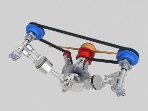 radial engine 2 3D Model