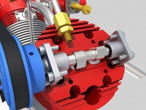 radial engine 2 3D Model