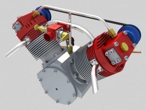 radial engine 2 3D Model