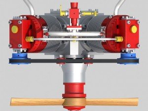 radial engine 2 3D Model