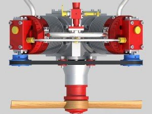 radial engine 2 3D Model