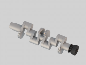 l4 peuguot engine 3D Model