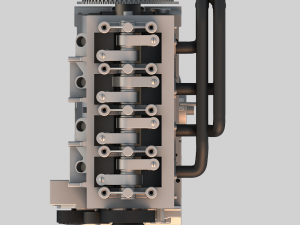 l4 peuguot engine 3D Model