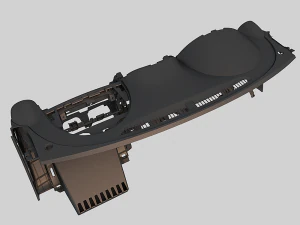 Auto-Panel 3D Modell