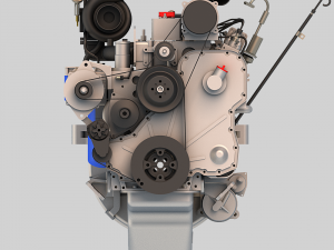 l6 diesel engine 01 3D 模型