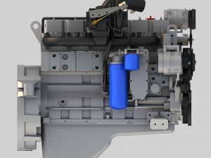 l6 diesel engine 01 3D 模型