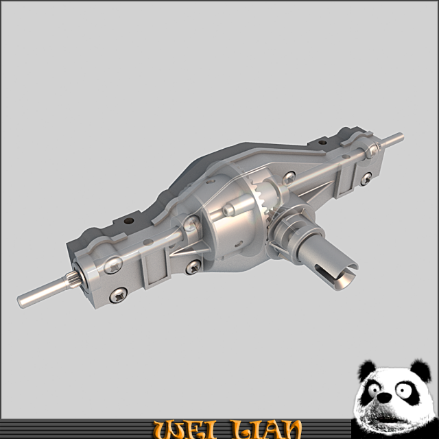 car axle 3D Модель .c4d .max .obj .3ds .fbx .stl .blend 