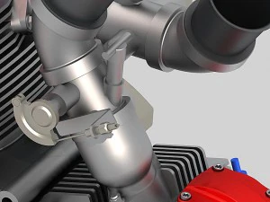 ducati motosiklet motoru 3D Model