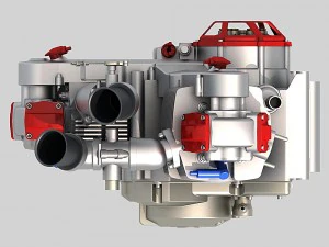 ducati motosiklet motoru 3D Model