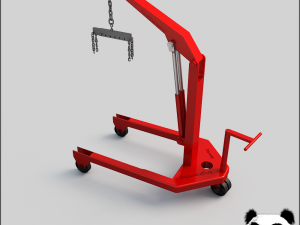 engine crane 3Dモデル