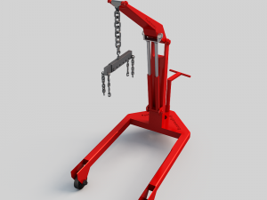 engine crane Modèle 3D