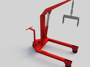 engine crane Modèle 3D