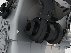 v6 engine 3D Model