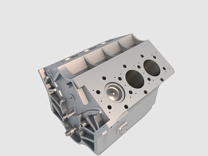 v6 engine 3D मॉडल