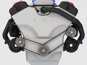 v6 engine 3D मॉडल