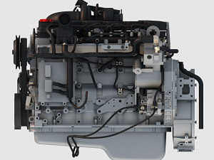 v6 turbo engine 3D Модель