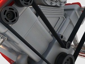 v8 chevrolet engine 3D 모델
