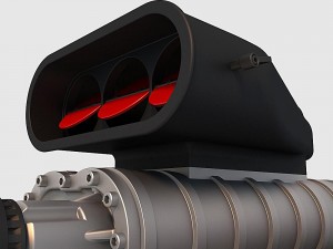 v8 chevrolet engine 3D 모델