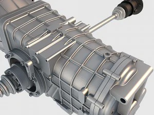 v8 engine 02 3D Model