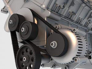 v8 engine 02 3D Модель