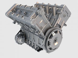 v8 engine 02 3D Модель