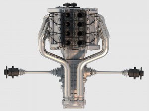 v8 engine 02 3D Модель