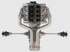 v8 engine 02 3D Model