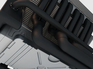 motor v8 04 Modelo 3D