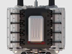 motor v8 04 Modelo 3D