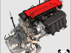 engine assembly 3D Model