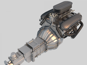 engine 02 3Dモデル