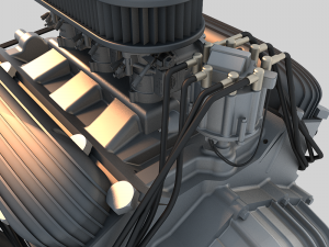 engine 02 3Dモデル