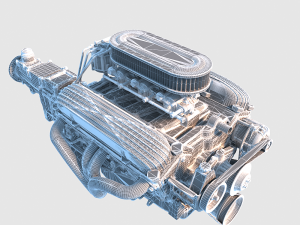 engine 02 3Dモデル