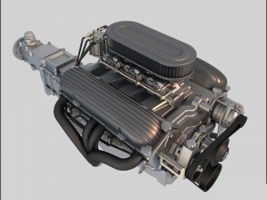engine 02 3D Model