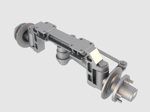 steering axle Model 3D