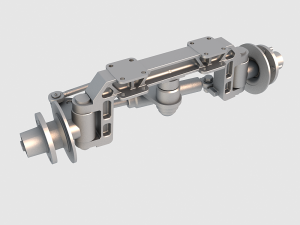 steering axle Model 3D