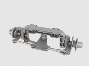 steering axle Model 3D
