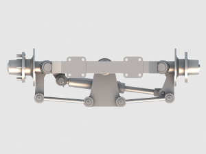 steering axle Model 3D