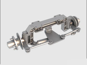steering axle 3D Model