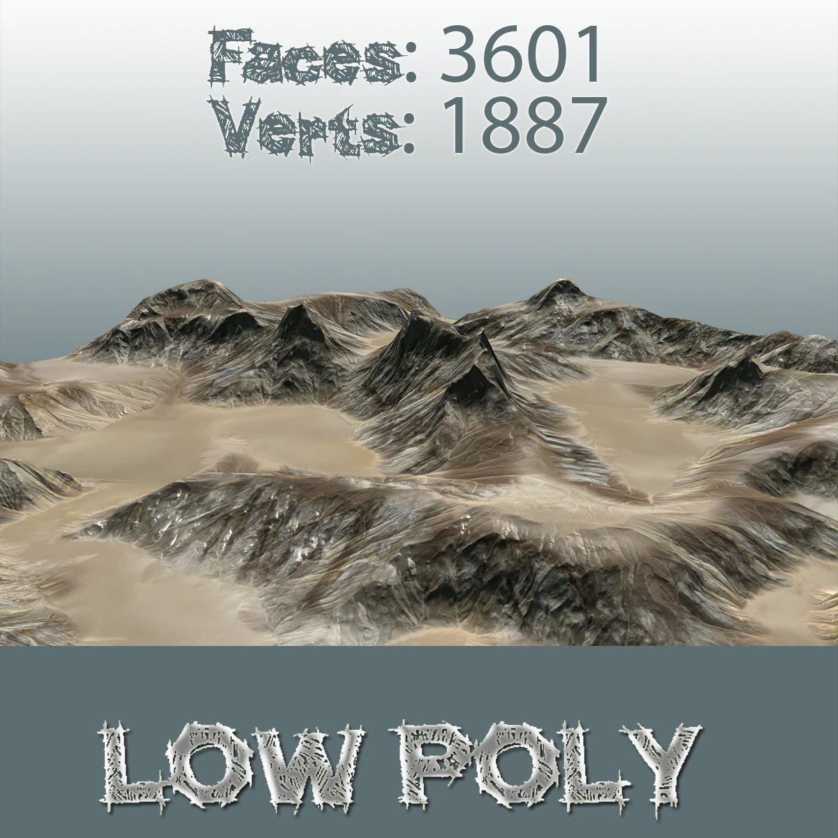 desertrockcircb300315 3D Model .c4d .max .obj .3ds .fbx .stl .blend 