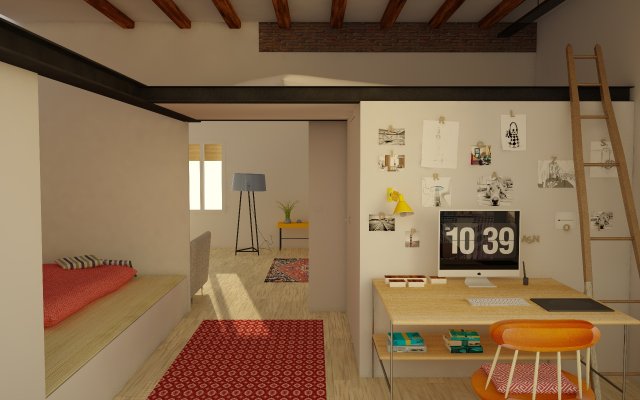 loft 3D Model .c4d .max .obj .3ds .fbx .stl .blend 