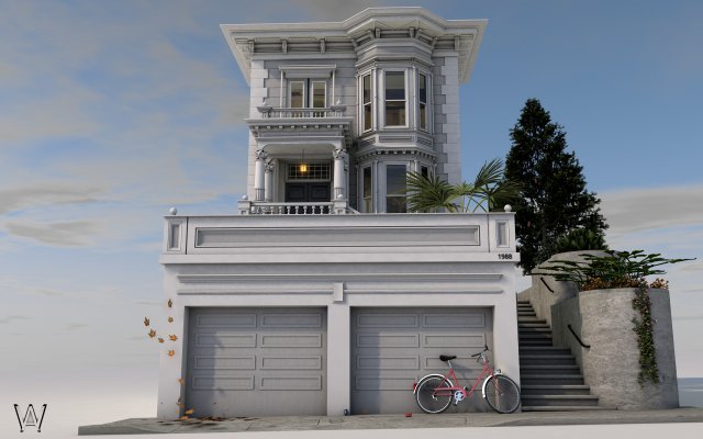 house Modelo 3D .c4d .max .obj .3ds .fbx .stl .blend 