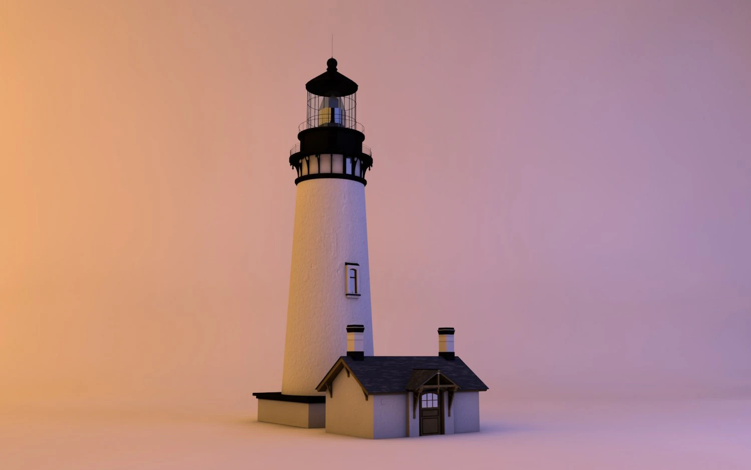 lighthouse 3D Model .c4d .max .obj .3ds .fbx .stl .blend 