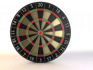 dartboard 3D Model