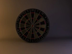 dartboard 3D Model