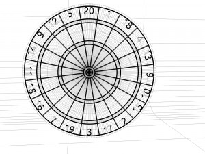 dartboard 3D Model