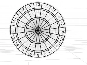 dartboard 3D Model