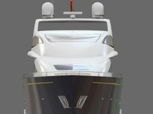 nina luxury yacht 3D Model